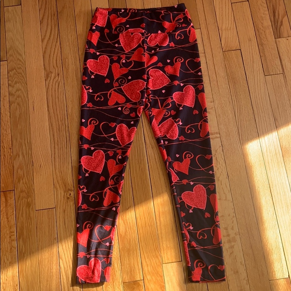 Charlies Project Valentine Heart Leggings